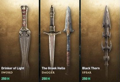 assassin's creed odyssey best daggers.